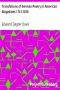 [Gutenberg 24815] • Translations of German Poetry in American Magazines 1741-1810